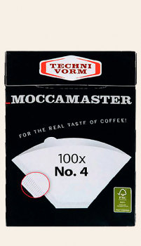 Moccamaster Kaffeefilter weiß Nr. 4 100 Stück