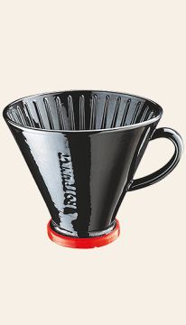 Rotpunkt Porzellan-Filter für Kannen, 1x4