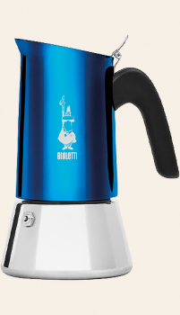 Bialetti Espressokocher New Venus 4/6 Tassen, blau
