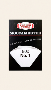 Moccamaster Kaffeefilter weiß Nr. 1 80 Stück