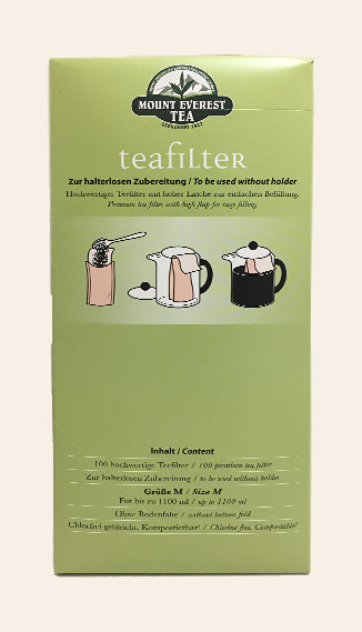 Tee-Filter aus Papier, Größe M, 100 Stk.